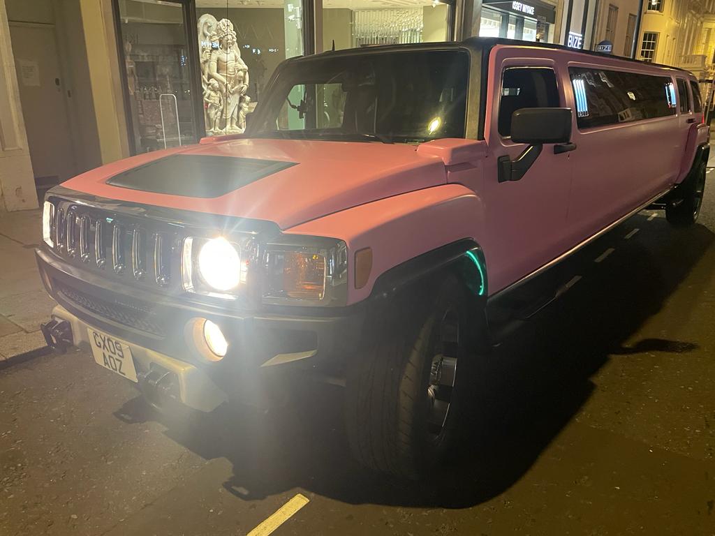 pink hummer limo hire Liverpool